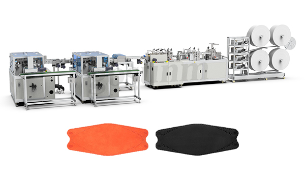 一拖二KF94魚型（柳葉型）口罩機